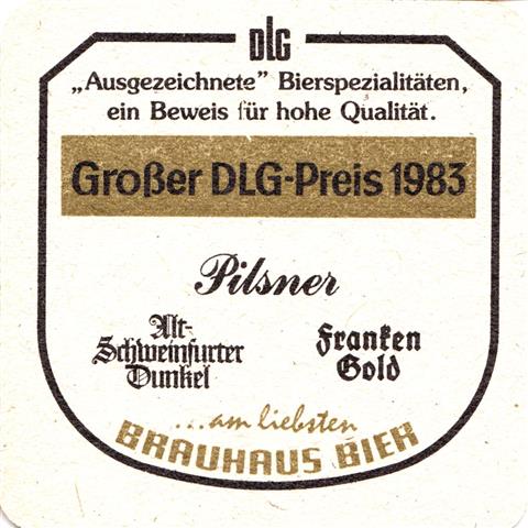 schweinfurt sw-by brauhaus quad 2b (180-dlg preis 1983-schwarzgold)